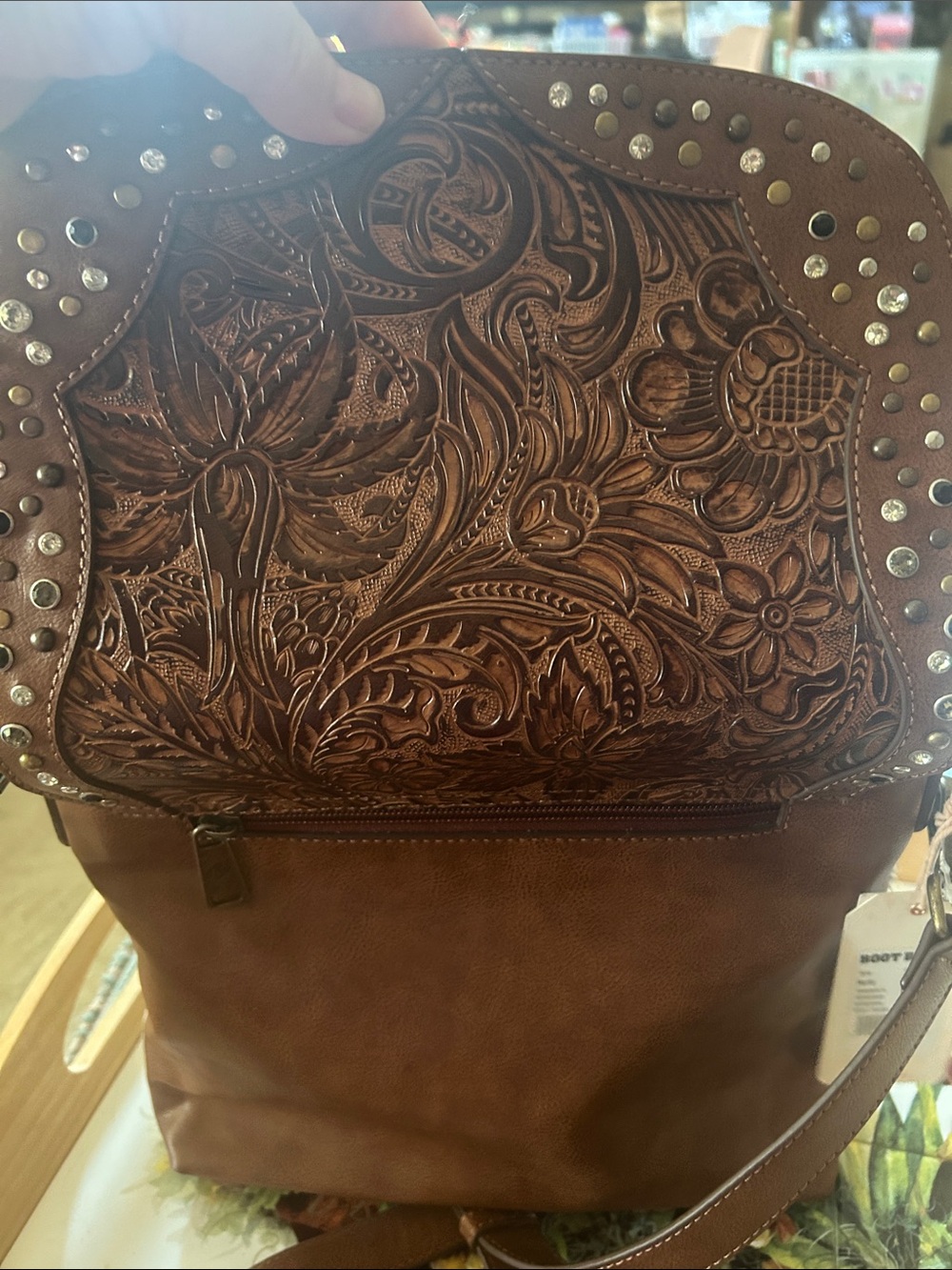 Leather Crossbody Bag - Picture 5 of 5